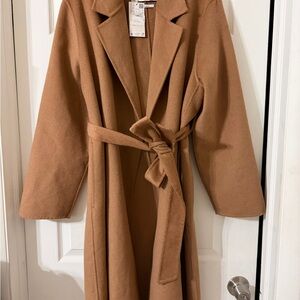 Mango Tan Handmade WOOL Coat